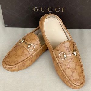 gucci fur moccasins